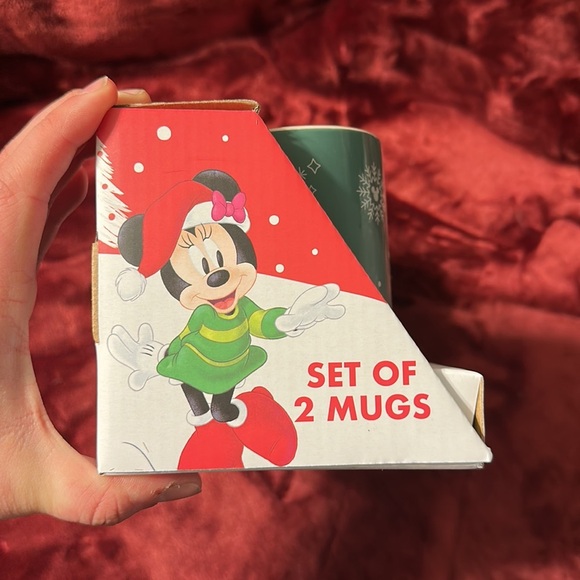 NWT Disney Mickey and Minnie Set Christmas Mugs - Picture 5 of 5